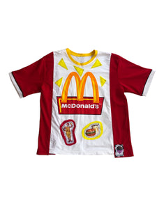 Hand Upcycled McDonald’s Shirt by Zealot