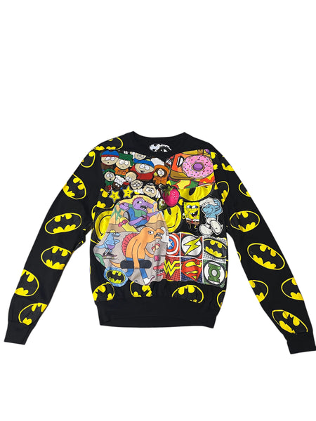Hand Upcycled Batman Collage sweater by Zealot