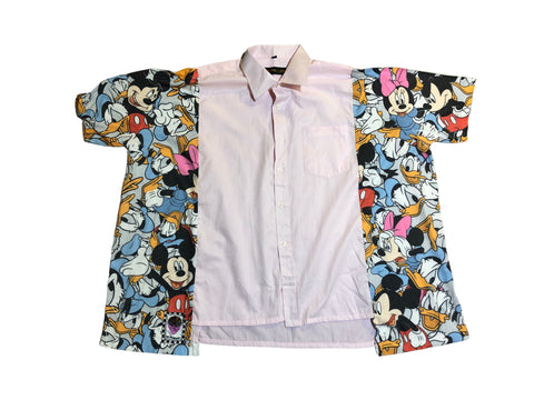 Hand Upcycled Mickey Shirt by Zealot