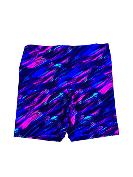 Blim Neon Printed Booty Shorts