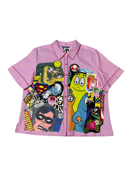 Hand Upcycled shirt by Zealot