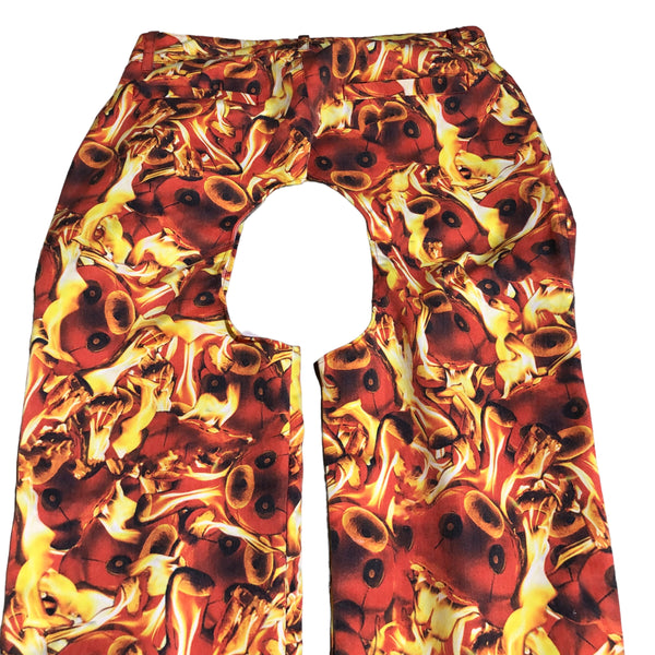 Custom Flame Teddy Chaps by Monkey Fox