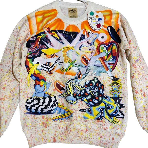 OOAK Splatter Sweater by Dang Olson x Blim