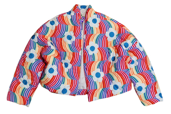 Hapi Style Colorful Quilted Jacket