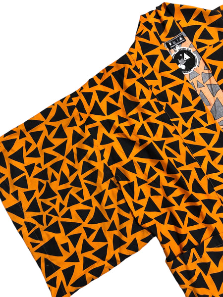 Few of a Kind Handmade Orange Black Haori by Blim