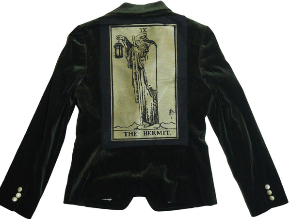 Ooak the Hermit Velvet Blazer by Tooth and Claw x Blim