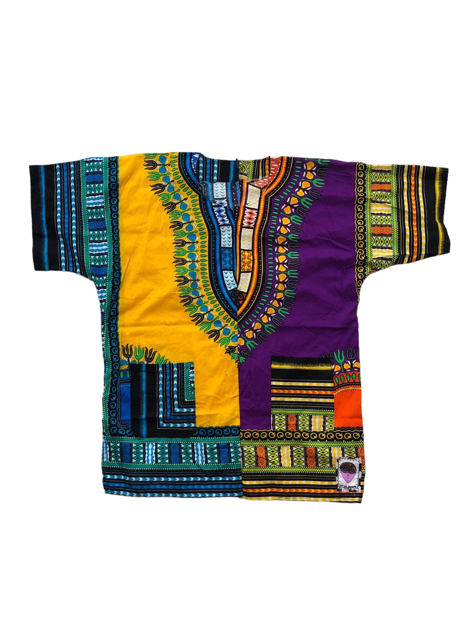 Hand Upcycled Duality Dashiki by Zealot