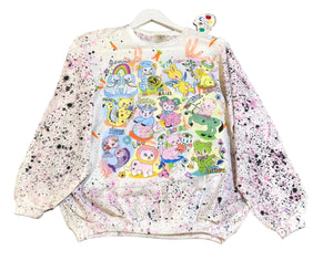 Hand Splattered Astrology Long Sleeve by Char Bataille