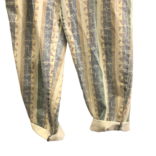 Vintage Weekends Denim Printed Pant