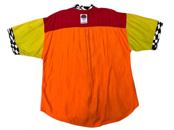 Hand Upcycled button up by Zealot