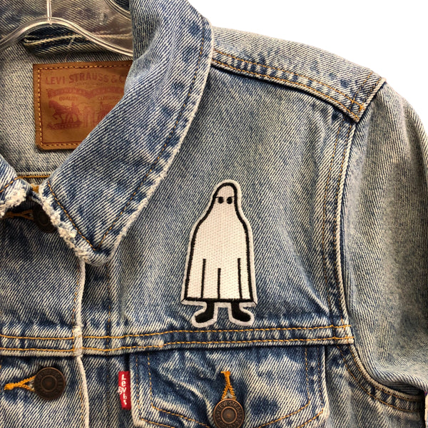 Scare Bear OOAK Vintage Denim Jacket by Blim x Puppyteeth