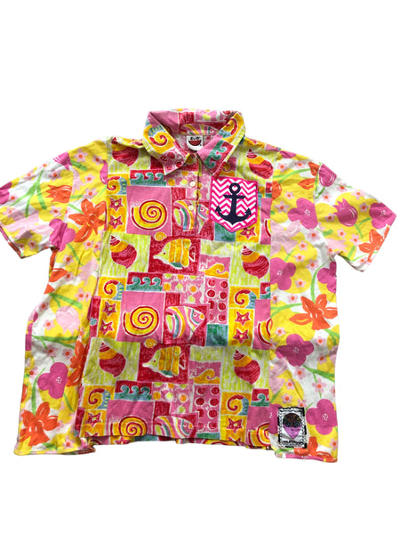 Anchor Suika Short Sleeve Button up By Zealot