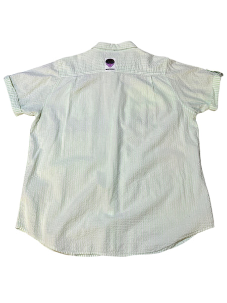 Hand Upcycled button up by Zealot