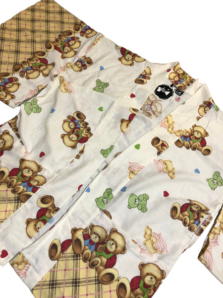 One of a Kind Handmade Plaid Teddy Haori by Blim