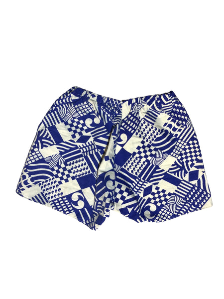 Custom blue abstract Shorts by Blim