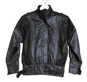 Vintage Black LeatherJacket