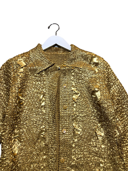 Gold Shibori Jacket
