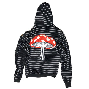 OOAK Embellished Mushroom Hoody