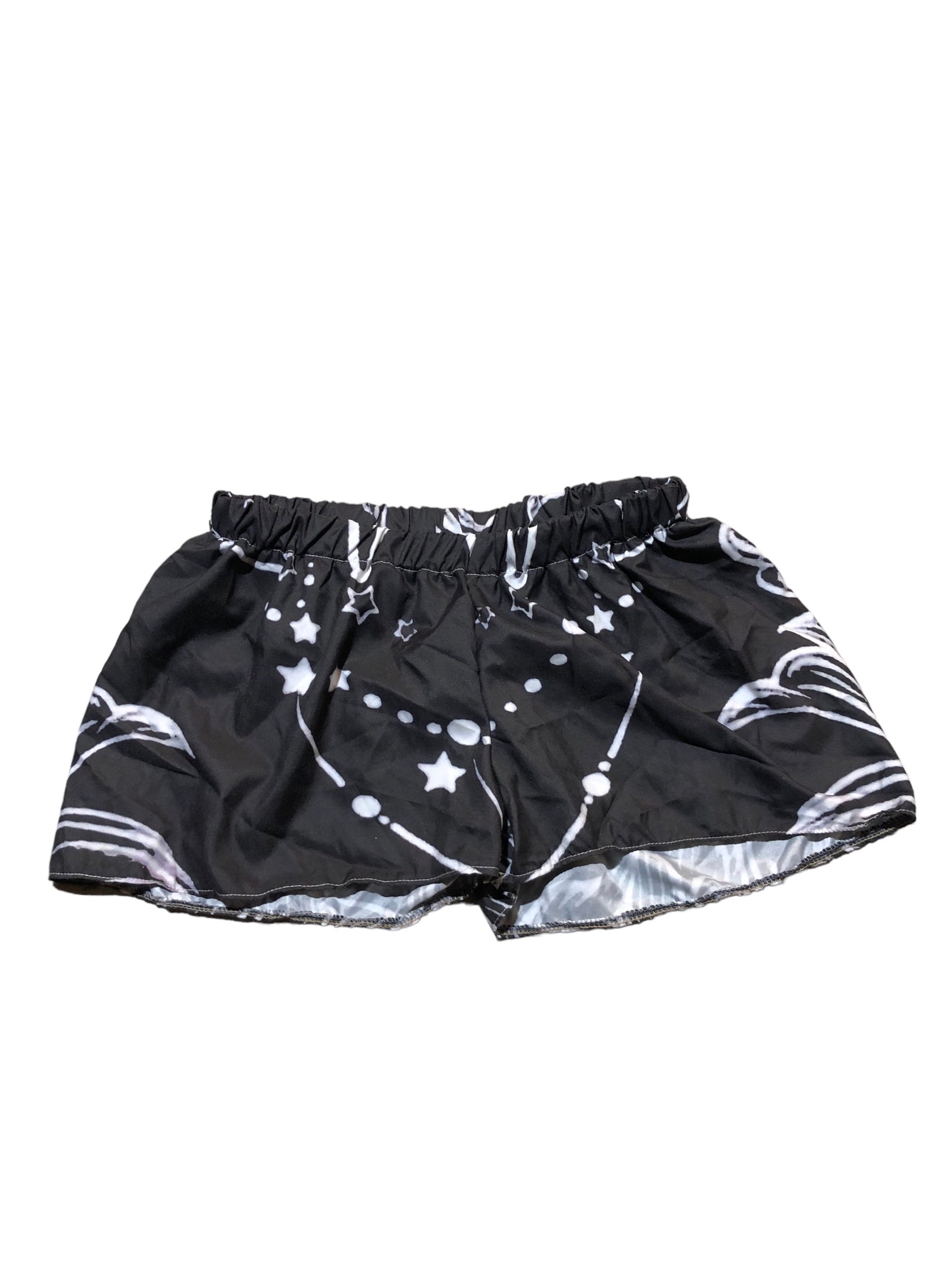 Custom black and white print Shorts by Blim