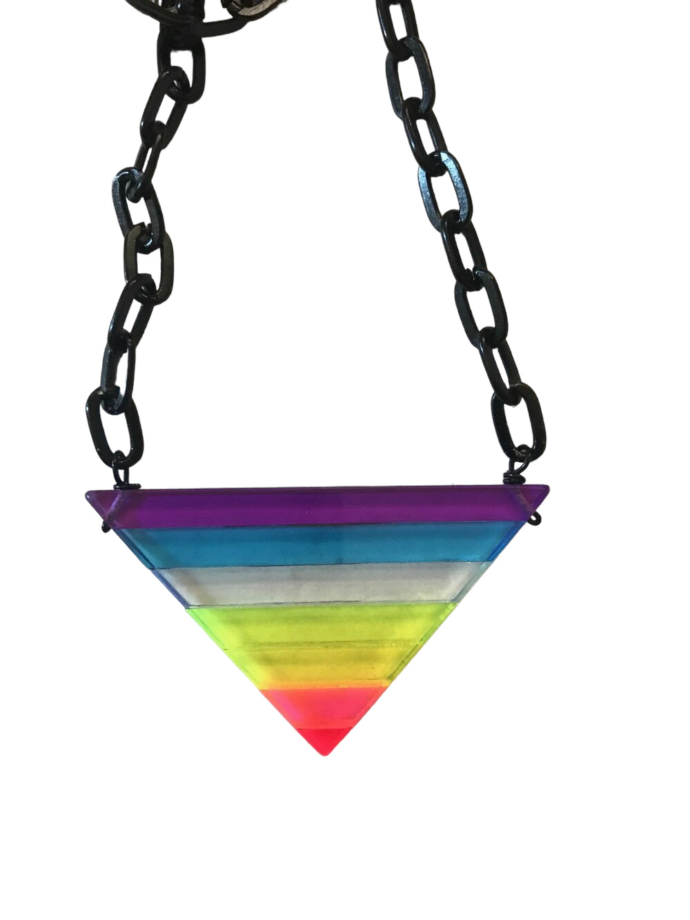 Rainbow Prism Pendant by Neon