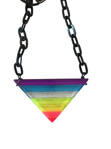 Rainbow Prism Pendant by Neon