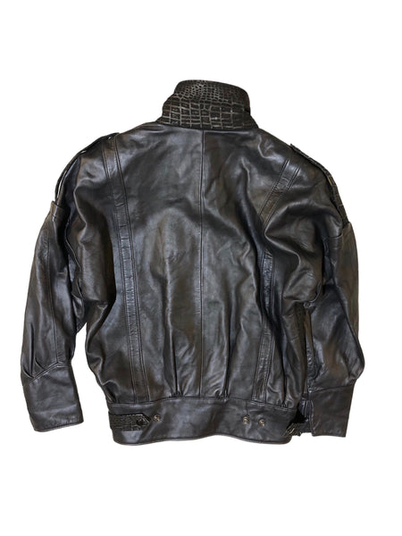 Vintage Black LeatherJacket