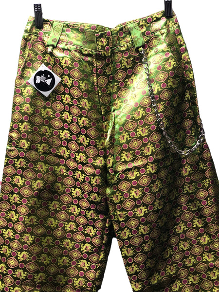 Satin Chinese Wide Pant