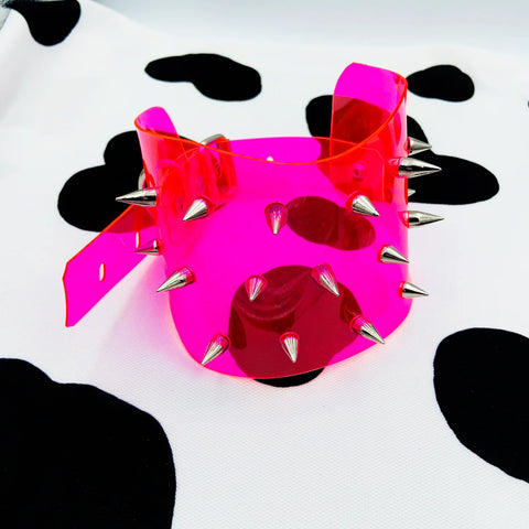 Pink Spike Collar by King of Hearts
