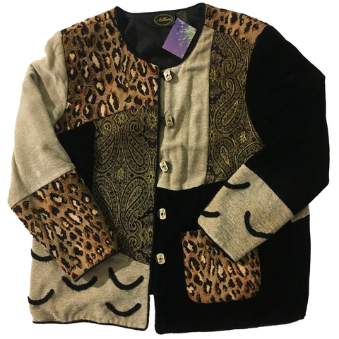 Multi Pattern Cheetah Sweater