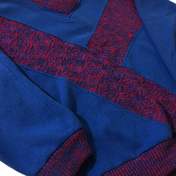 Lady Foot Locker Blue And Red Sweater