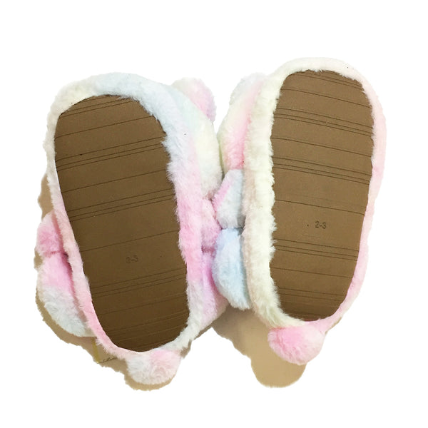 Pastel Bear Soft Slippers