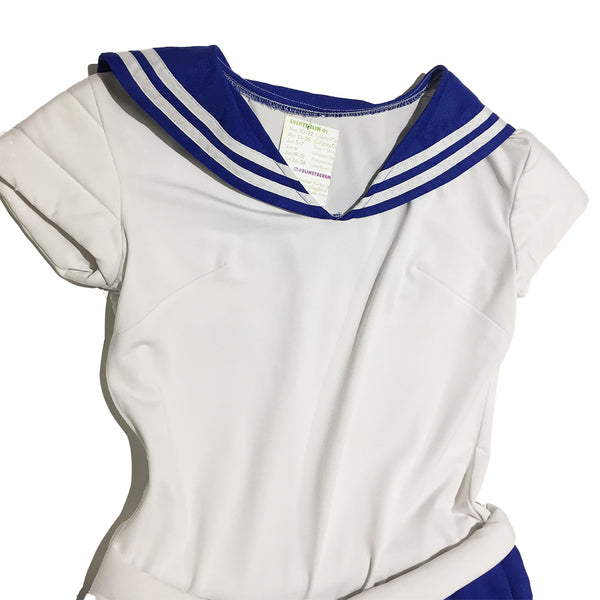 Blue Sailor Collar Dress
