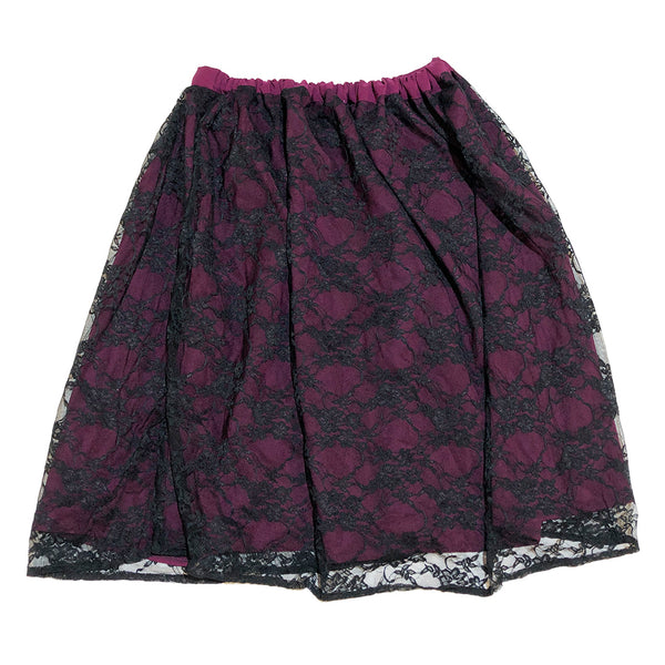 Candelicious Handmade Lace Overlay Skirt