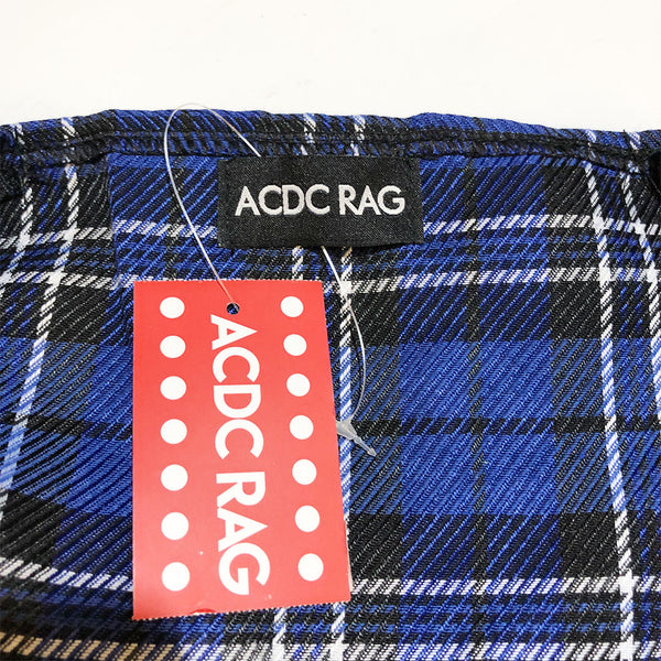 BACK IN STOCK! ACDCRAG Plaid Bustier