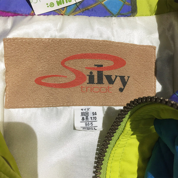 Vintage Silvy Tricot Neon Green Pants From Japan