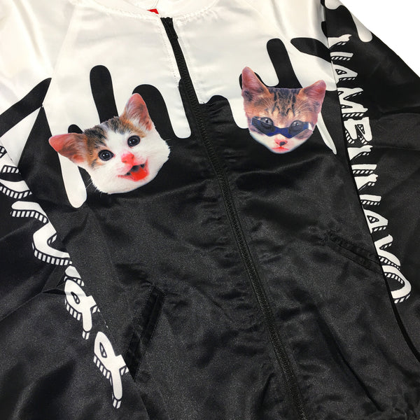 Back In Stock! Bosozoku Kitty Bomber by ACDC Rag