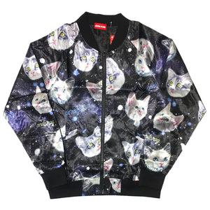 "Cat Space Head" MA-1 Jacket by ACDC RAG