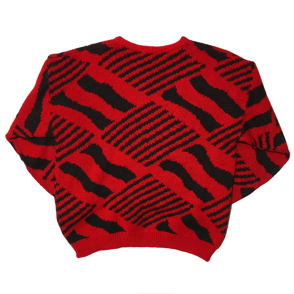 Paradis Pour Greg Red Knit Sweater