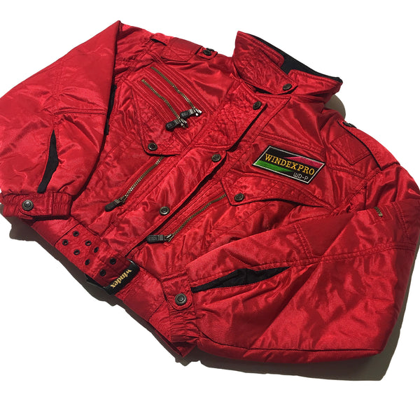 Red Windex Pro Moto Style Jacket