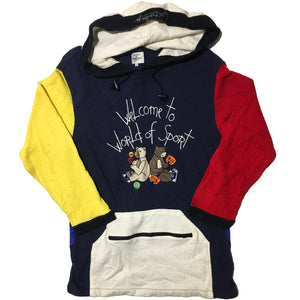 Jean-Charles de Castelbajac Welcome to World of Sport Yellow Red White Hoodie