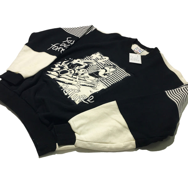 Jean-Charles de Castelbajac +2 Nature Sport Heavy Knit Sweater with Embroidery