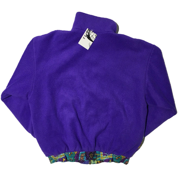 SNC Purple Reversible Fleece Jacket