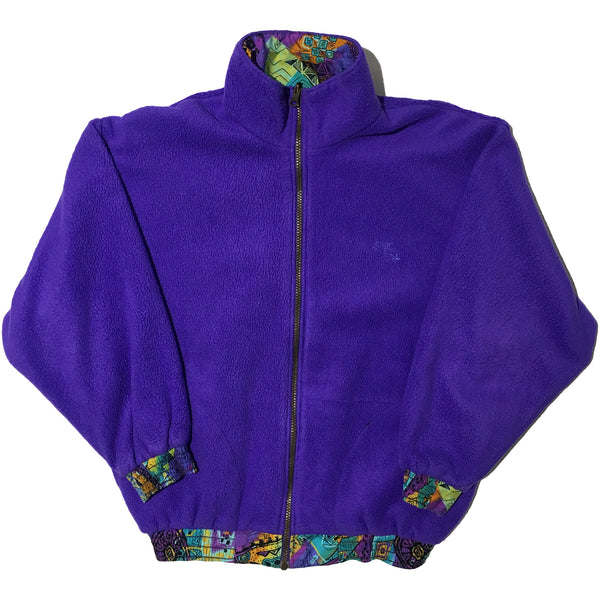 SNC Purple Reversible Fleece Jacket