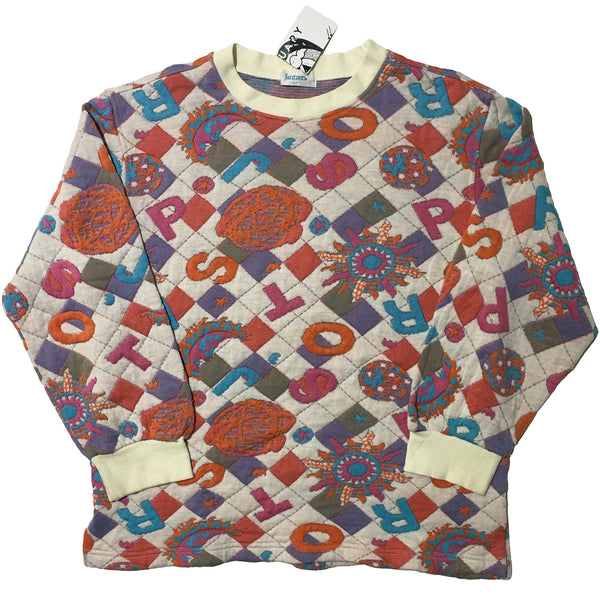 Jantzen Letter Knit Style Sweater