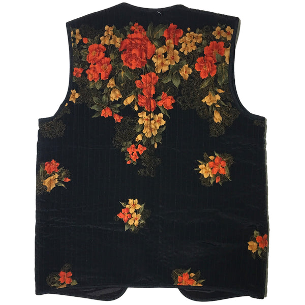 Quilted Floral Vest