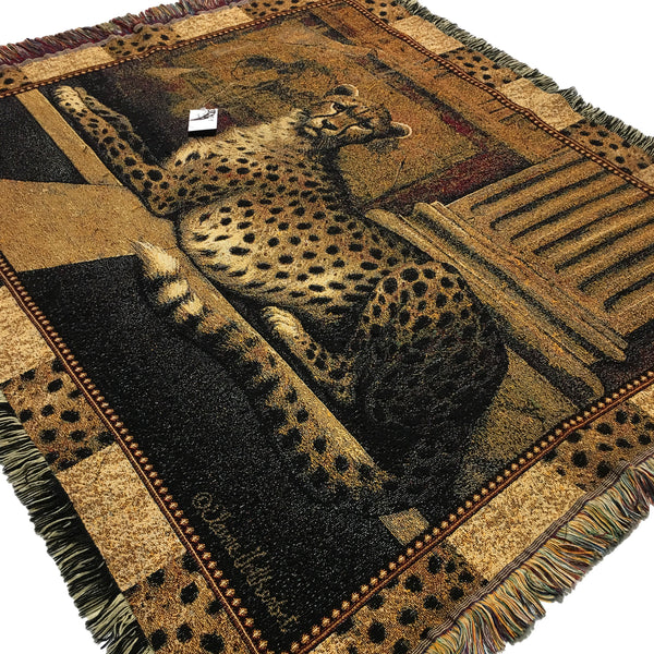 Large Cheetah Tapestry