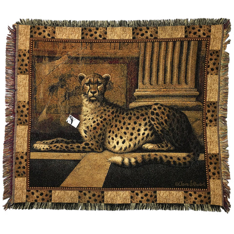 Large Cheetah Tapestry