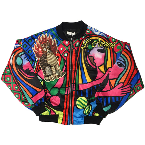 Rainbow Cat Picasso Jacket