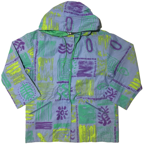 Chantepluie Blue, Purple, Green & Lime Jacket