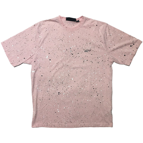 George Norman Pale Pink Hand Splattered Tee